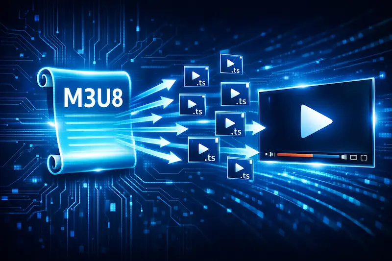 M3U8 是什麼？如何開啟？3分鐘搞懂串流播放清單 (2026最新)