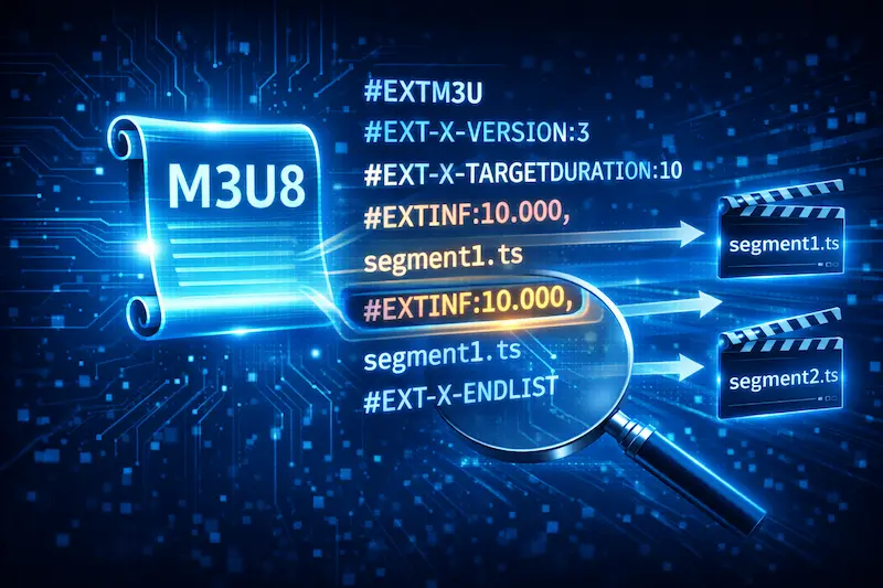 深入 M3U8 語法：EXTM3U 標籤與 TS 片段結構完全手冊