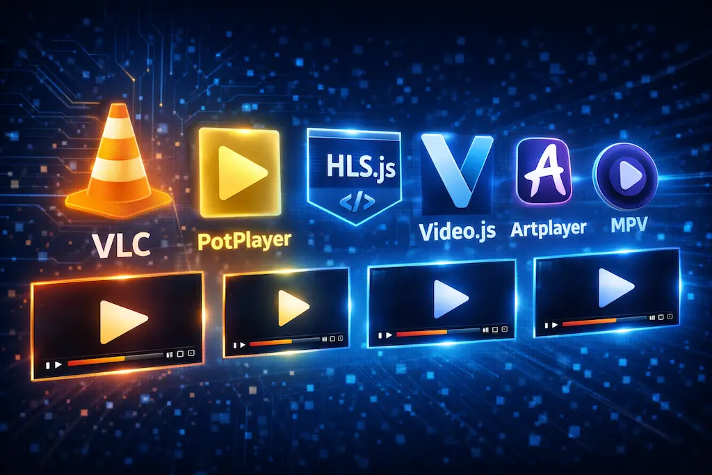 2026 推薦 5 款 M3U8 播放器 (VLC/PotPlayer/線上工具評比)