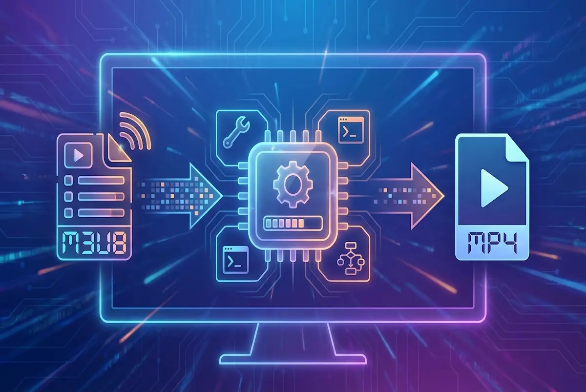 M3U8 轉 MP4:原理、工具與完整操作流程